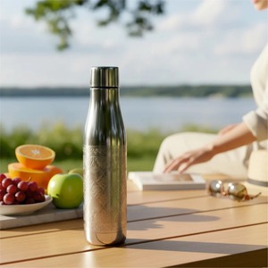 Botella de Agua de Cobre de Alta Calidad con Tapa, Diseño Bohemio, Portátil, para Viajes - Product Image 2