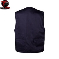 Gilet utilitaire personnalisé pour homme, couleur au choix, col en V, fermeture éclair intégrale, plusieurs poches zippées, pour la chasse, la pêche, la photographie, les voyages, imprimé