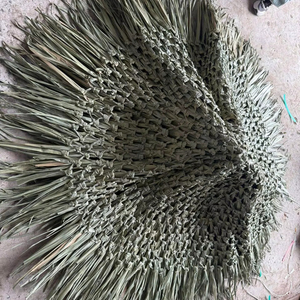 Housse de parasol en jonc de mer naturel de haute qualité pour la décoration de centres de villégiature, panneau de toit en chaume tropical fait main du Vietnam - Product Image 1