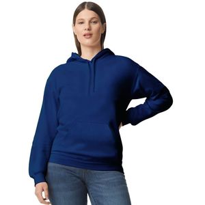 <b>Navy</b> Blue Womens Pullover Hoodie Long Sleeve Fleece Sweatshirt Kangaroo Pocket Casual Customized Logo Wholesale Hooded <b>Top</b> - Product Image 1