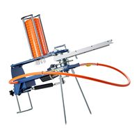 Lanceur de cibles en argile réglable à entraînement par arc pour 28 cibles, 45+ yards, lanceur automatique de cibles de tir, construction en acier