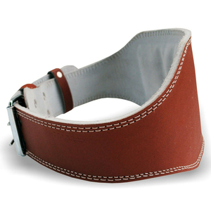 Leather Wrap-Around Weightlifting Belt with Lumbar <b>Support</b> and <b>Back</b> <b>Support</b> Durable and Breathable for Adult Gym Training - Product Image 3
