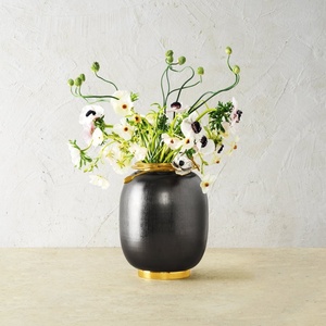 Jarrón central decorativo Saleem International 2026, hecho a mano, de diseño, con hojas de ginkgo - Product Image 4