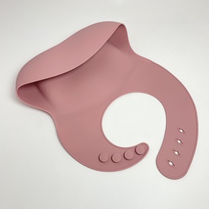 Bavoir bébé en silicone réglable et imperméable avec poche récupératrice de nourriture, bavoir d'alimentation pour nourrissons et tout-petits de qualité alimentaire, facile à nettoyer - Product Image 2