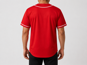 Uniforme Deportivo Personalizado de Poliéster con Botones, Ligero, Cómodo, con Logotipo Sublimado en la Parte Delantera y Trasera - Product Image 3