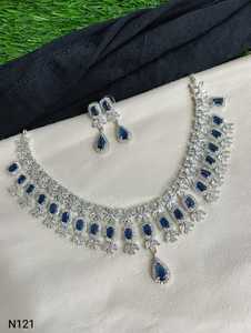 Premium Indian Bridal CZ Jewelry Sets Rectangular Pink Stone <b>Statement</b> <b>Necklace</b> with Elegant Teardrop Hanging Earrings Wholesale - Product Image 4
