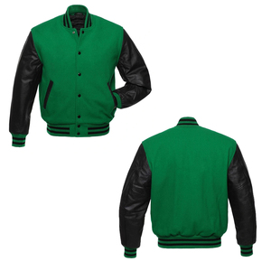 <b>Top</b> Design Shirts Newest Design Unisex Varsity Jacket Stand Collar Patchwork Front Best Quality Durable Custom Design for Sale - Product Image 3