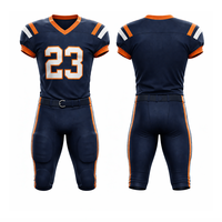 Conjunto de Uniforme de Fútbol Americano Personalizado, Jersey con Impresión por Transferencia de Calor, Nombre del Equipo, Número, Kit Deportivo, Parte Delantera de Secado Rápido