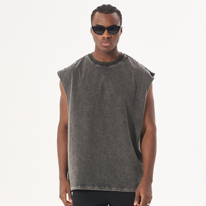 Camiseta Deportiva sin Mangas para Hombre, 100% Algodón, Suave, Premium, Transpirable, de Secado Rápido, para Gimnasio, Entrenamiento, Fisicoculturismo, Deporte y Fitness - Product Image 3