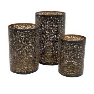 Fabricant et exportateur de meubles pour la maison en métal perforé, avec une finition extérieure bronze mat et un intérieur doré, Nouveau look 2026 - Product Image 5