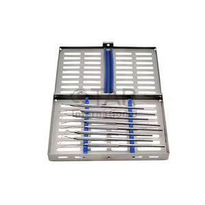 Juego Profesional de 8 Piezas de Instrumentos Dentales de Precisión para Endodoncia: Separadores, Excavadores y Obturadores para Cirugía Dental Endo - Product Image 1