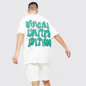 Nuevo Conjunto de Dos Piezas de Camiseta y Pantalones Cortos de Moda Masculina al por Mayor, Temporada Primavera/Verano, Logotipo Personalizado de Alta Calidad - Product Image 3