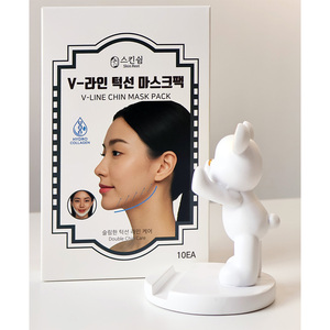 [HANAIL] Masque Hydratant V-Line pour le Menton, Pack de Masques Visage en V avec Peptides, Centella et Extrait d'igname pour Soin de la Peau - Product Image 4