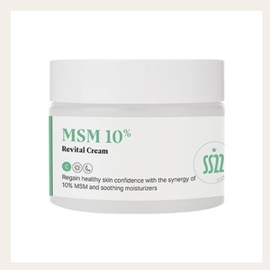 Crème pour le visage SS22 MSM 10% Revital Cream ghkcu, crème pour le visage pour hommes, crème hydratante pour le visage, crème régénérante pour le visage sam - Product Image 5