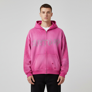 New Style Custom Mens Baggy Pullover Tracksuit Winter Hoodie Set Breathable Solid Color Unisex Hot Sale Sweat Suit Sweatshirt - Product Image 3