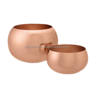 โลหะทองแดงบริสุทธิ์ตอกชามโต๊ะผู้ผลิตชามคุณภาพสูง - Product Image 4