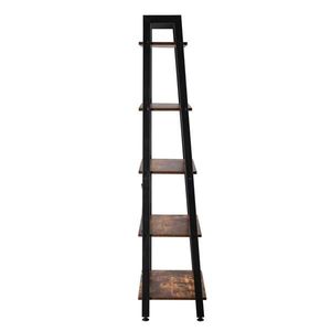 Scaffale a 5 Ripiani Stile Industriale Vintage per Ufficio, Bagno e Soggiorno, Libreria e Scaffalatura - Product Image 6