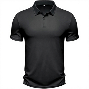 2026 Premium Quality Garment Dyed 100% Nylon Breathable Jersey Casual Customized Men's Short Sleeve for Shirts Front Logo Solid - Product Image 3