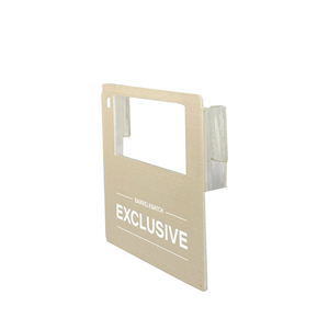 Étagère Wobbler conception gratuite étiquettes de prix porte-étiquette vente en gros étiquette acrylique personnalisée étagères pour étagères de supermarché - Product Image 2