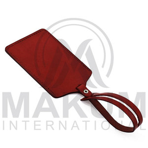 Custom Luxury Leather Durable Luggage <b>Tags</b> Genuine Leather Luxury Luggage Bag <b>Tag</b> for <b>Suitcases</b> - Product Image 6