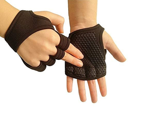 Gants sans doigts de haute qualité en néoprène respirant avec protection antidérapante pour la musculation - Product Image 1