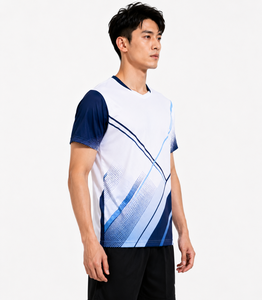 Maillot de badminton personnalisé avec nom, respirant, tissu à séchage rapide, coupe athlétique légère, impression durable, tenue d'équipe, uniforme - Product Image 3