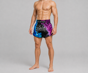Pantalones Cortos de Muay Thai Fair Tex a Precio de Mayoreo, Tela Ligera para un Entrenamiento Cómodo, Corte Holgado para un Mejor Movimiento AI-BS-022 - Product Image 6