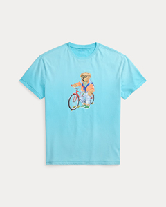 T-shirt en coton bleu ciel uni pour hommes, décontracté, à manches courtes, col rond, basique, pour l'été, confortable et respirant - Product Image 1