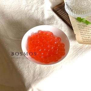 Bosmos น้ำทับทิมแท้5% Popping Boba 3.2กก.-ผู้จัดจำหน่ายชาไข่มุกไต้หวันที่ดีที่สุดทับทิม - Product Image 3