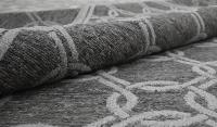 Tapis artisanal en lin pur Sumac |   Tapis de sol classique noué à la main |   Tissage fin 6/30 |   Motif géométrique 9x12 pieds |