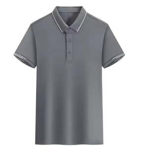Polo à manches courtes pour homme, col à revers, logo personnalisé, golf, décontracté, commande en gros, faible MOQ, OEM - Product Image 6