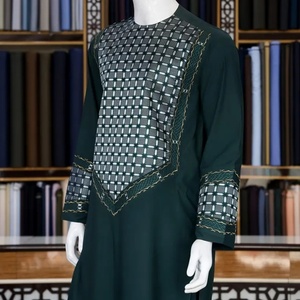 Wholesale 100% Cotton Afghani Shalwar Kameez Patchwork Stylish Fashion Design 2pcs Set Man <b>Pakistani</b> Muslim Shalwar Kameez <b>Dress</b> - Product Image 3