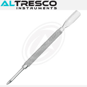 ALTRESCO INSTRUMENTS Poussoir à cuticules en acier inoxydable de 9mm avec gouge de deuxième extrémité de 5mm Outil de nettoyage des ongles - Product Image 6