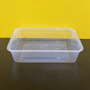 Nouvelle promotion 2026 : Boîte en plastique jetable rectangulaire 550ml 650ml pour aliments/fruits/salades avec couvercle transparent et logo personnalisé - Product Image 3