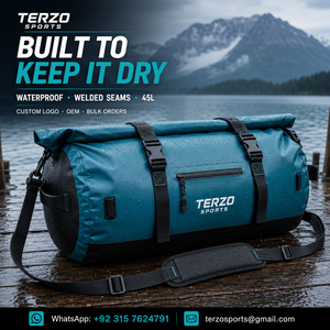Terzo <b>Sports</b> Nylon Duffel <b>Bag</b> 30-40L Water Resistant Adjustable Strap Unisex <b>Outdoor</b> Casual Fitness <b>Bag</b> - Product Image 6