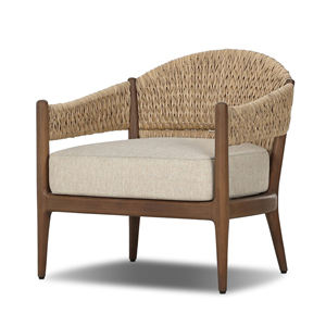 Canapé de jardin en teck et rotin pour hôtel, villa, resort - Mobilier d'extérieur de luxe résistant aux intempéries - Atwood - Product Image 3