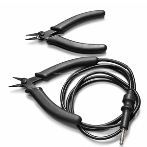 Ensemble de fabrication de bijoux en acier inoxydable 2 pièces |   Outils pour bijoux permanents |   Pince à bec court, Pince à bec fin, Pince à bec long | - Product Image 4