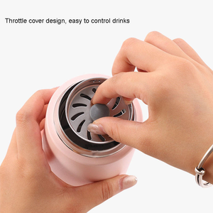 Gobelet de voyage isotherme en acier inoxydable de 400 ml avec protection anti-éclaboussures pour thé et café - Product Image 2