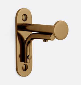 Elegante gancho individual con ganchos personalizados de latón, cobre y aluminio utilizados en baños, dormitorios y armarios con metal. - Product Image 2