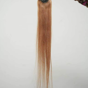 High-Quality Single <b>Clip</b>-In Hair Extension – 100% Human Hair, Smooth, Silky & Seamless Natural Look - Product Image 1