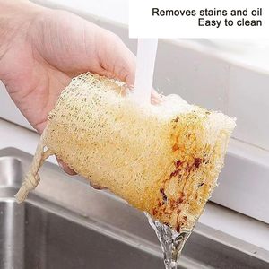 Esponja de Lufa Personalizada OEM, Estropajo Natural para Platos, Almohadilla de Limpieza a Base de Plantas, Herramienta Ecológica para Cocina, Venta al por Mayor - Product Image 4