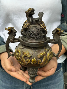 Brûleur d'encens classique arabe Bakhoor avec structure métallique pour parfumer la maison et les lieux religieux - Product Image 2