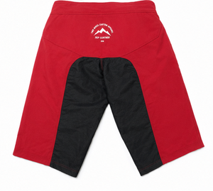 Shorts de VTT personnalisés rouges pour le cyclisme, respirants, à séchage rapide, avec ceinture, pour la course en plein air et l'entraînement - Product Image 4