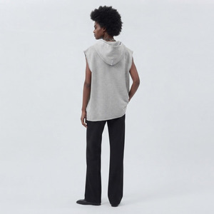 Camiseta Deportiva con Capucha Personalizada para Mujer, 100% Poliéster, Transpirable, Ecológica, de Secado Rápido, Anti-Pilling, Estilo Hip Hop, OEM ODM - Product Image 2
