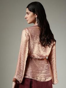 Women Western Wear Stylish Casual Top Trendy Modern Fashion Daily Wear Outfit - Product Image 3