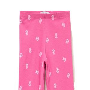 Leggings de Algodón Rosa Frambuesa para Niñas, Cintura Elástica, Elastano, Suaves y Elásticos, Ajuste Delgado, Tallas 4Y-14Y, Pantalones Casuales de Verano para Niños - Product Image 6