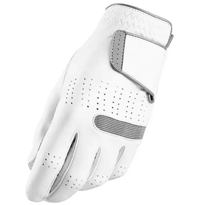 Gant de golf en cuir véritable de haute qualité, pour main droite et gauche, respirant, avec fermeture auto-agrippante, unisexe, pour usage sportif - Product Image 1