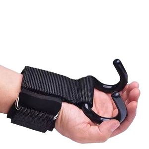 Nuevos Ganchos Metálicos Elegantes para Levantamiento de Pesas, Doble Costura, Revestimiento Antideslizante, Acolchado de Neopreno, Ganchos de Potencia de Calidad Pura - Product Image 3