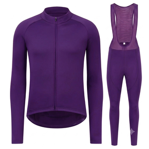 Sportswear lightweight Custom Mens <b>Cycling</b> kit <b>stand</b> collar Bib Tights Thermal Bicycle Racing Kit ATHLETIC TRAINING apparel - Product Image 1