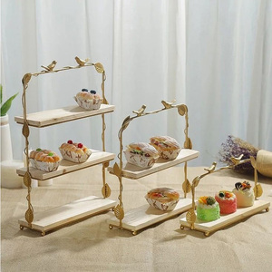 Molde de Resina Epoxi de Metal y Madera Apto para Horno con Diseño de Pájaro Volador y Soportes para Cupcakes para Buffet de Bodas - Product Image 1